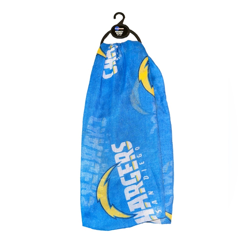 San Diego Chargers Light Blue Sheer Infinity Scarf